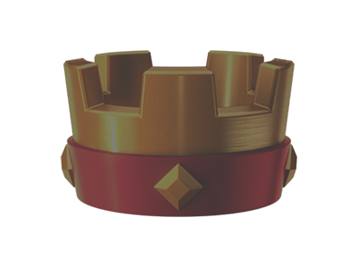 Red Crown Outline